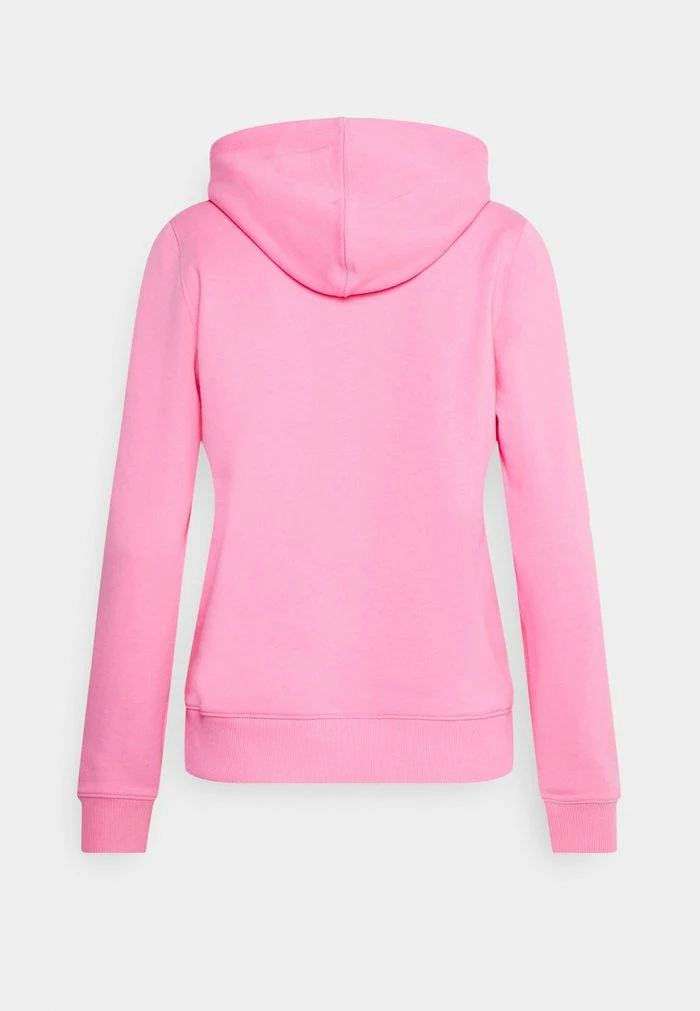 Calvin Klein Jeans SHRUNKEN INSTITUTIONAL HOODIE - Sweatshirt - Lipstick Pink 2 Calvin Klein Jeans SHRUNKEN INSTITUTIONAL HOODIE - Sweatshirt - Lipstick Pink – Image 2