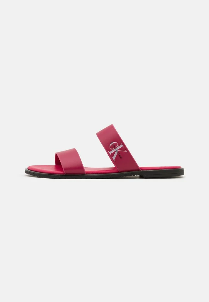 Calvin Klein Jeans FLAT TWO STRAPS - Mules - Cerise 2 Calvin Klein Jeans FLAT TWO STRAPS - Mules - Cerise – Image 2