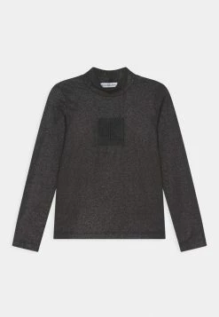 Calvin Klein Jeans FESTIVE GLITTER - T-shirt à Manches Longues - Black