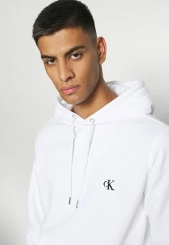 Calvin Klein Jeans ESSENTIAL REGULAR HOODIE - Sweatshirt - Bright White -Calvin Klein Elegant Magasin ac95ff9640ca457b9966bcb25fa26836