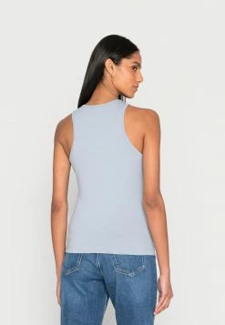 Calvin Klein Jeans AQUA SEASONAL TANK - Débardeur - Silver Sky -Calvin Klein Elegant Magasin ad8e243f460c444b8f03e73f02915cba
