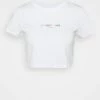 Calvin Klein Jeans PRIDE BABY TEE - T-shirt Imprimé - Bright White