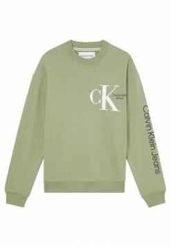 Calvin Klein Jeans DYNAMIC CREW NECK UNISEX - Sweatshirt - Faded Olive -Calvin Klein Elegant Magasin adda8b966c81459dbff9d786d9b37c6e