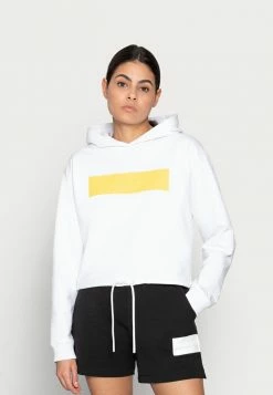 Calvin Klein Jeans HERO LOGO HOODIE - Sweatshirt - White
