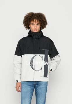 Calvin Klein Jeans BOLD LOGO BLOCKED - Veste Légère - Grey/black