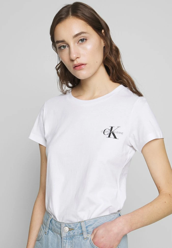 Calvin Klein Jeans MONOLOGO SLIM TEE 2 PACK - T-shirt Imprimé - Black/bright White 6 Calvin Klein Jeans MONOLOGO SLIM TEE 2 PACK - T-shirt Imprimé - Black/bright White – Image 6