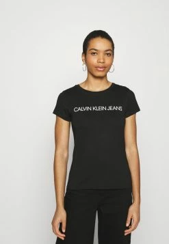 Calvin Klein Jeans INSTITUTIONAL LOGO TEE 2 PACK - T-shirt Imprimé - Bright White/black -Calvin Klein Elegant Magasin afb3dd7db27b426ba18908701adaa526