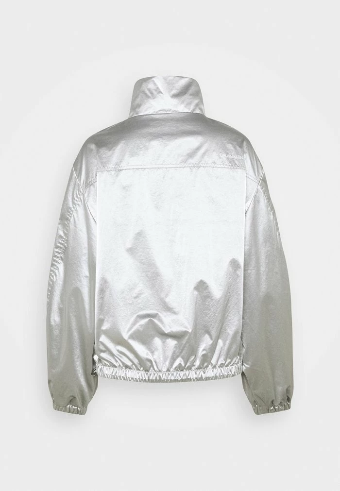 Calvin Klein Jeans ZIP THROUGH - Veste Coupe-vent - Silver 8 Calvin Klein Jeans ZIP THROUGH - Veste Coupe-vent - Silver – Image 8