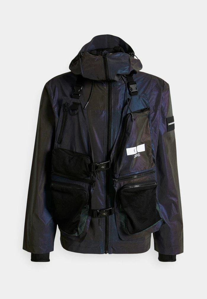 Calvin Klein Jeans TECHNICAL 2 IN 1 UTILITY JACKET - Veste Sans Manches - Purple 1 Calvin Klein Jeans TECHNICAL 2 IN 1 UTILITY JACKET - Veste Sans Manches - Purple