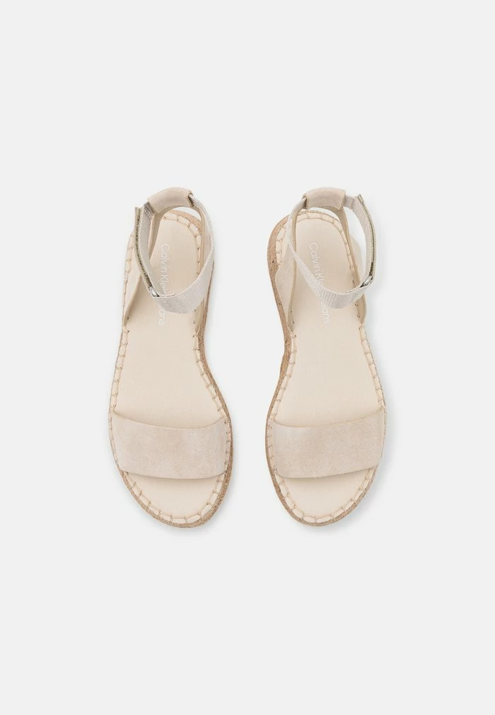 Calvin Klein Jeans SPORTY WEDGE ANKLE CLIP - Sandales à Plateforme - Eggshell 6 Calvin Klein Jeans SPORTY WEDGE ANKLE CLIP - Sandales à Plateforme - Eggshell – Image 6