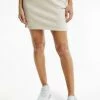 Calvin Klein Jeans MONOGRAM - Minijupe - Eggshell