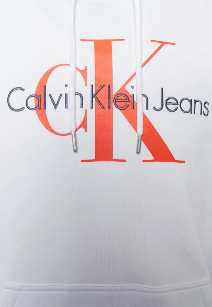 Calvin Klein Jeans SEASONAL MONOLOGO REGULAR HOODIE - Sweat à Capuche - Bright White 3 Calvin Klein Jeans SEASONAL MONOLOGO REGULAR HOODIE - Sweat à Capuche - Bright White – Image 3