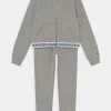Calvin Klein Jeans SHADOW LOGO TAPE ZIP THROUGH SET - Survêtement - Light Grey Heather