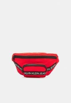 Calvin Klein Jeans LOGO TAPE WAISTBAG UNISEX - Sac Banane - Red