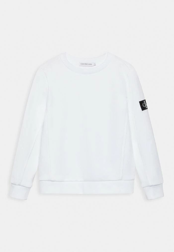 Calvin Klein Jeans BADGE - Sweatshirt - Bright White 1 Calvin Klein Jeans BADGE - Sweatshirt - Bright White