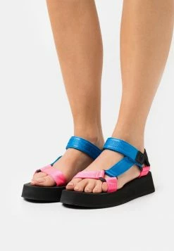 Calvin Klein Jeans PREFRESATO - Sandales à Plateforme - Knockout Pink/blue
