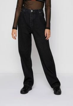 Calvin Klein Jeans FASHION BAGGY - Jean Boyfriend - Denim Black