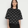 Calvin Klein Jeans ALL OVER PRINT TEE - T-shirt Imprimé - Black