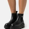 Calvin Klein Jeans FLATFORM MID CHELSEA BOOT - Bottines à Plateau - Black