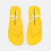 Calvin Klein Jeans BEACH MONOGRAM - Tongs - Super Lemon