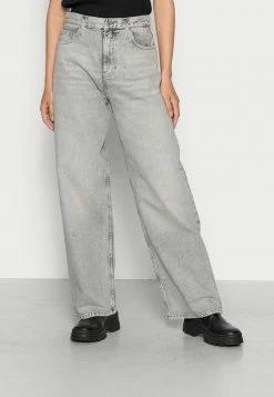 Calvin Klein Jeans HIGH RISE RELAXED - Jean Boyfriend - Denim Grey