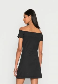Calvin Klein Jeans MILANO BARDOT DRESS - Robe En Jersey - Black -Calvin Klein Elegant Magasin b5f01cd3690249b3bdb003ca7513e3d1