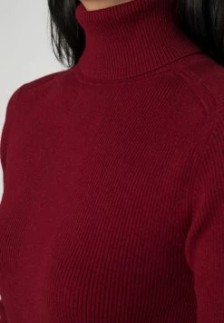 Calvin Klein Jeans MICRO BRANDING SWEATER DRESS - Robe Pull - Virginia Red -Calvin Klein Elegant Magasin b67939f50c6c47418c591e05337c55ef