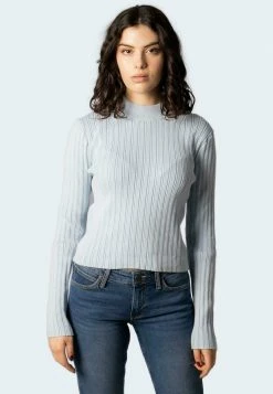 Calvin Klein Jeans MONOGRAM BADGE - Sweatshirt - Sky Blue