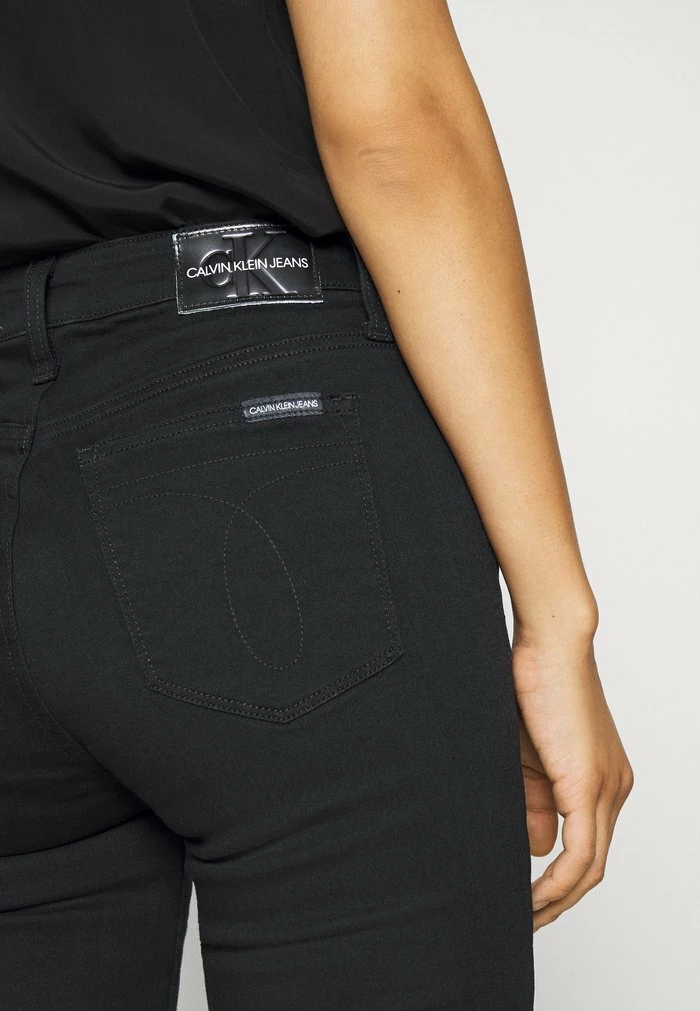Calvin Klein Jeans HIGH RISE SKINNY - Jeans Skinny - Black Denim 4 Calvin Klein Jeans HIGH RISE SKINNY - Jeans Skinny - Black Denim – Image 4