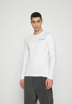 Calvin Klein Jeans ESSENTIAL BACK TEE - T-shirt à Manches Longues - Bright White
