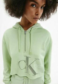Calvin Klein Jeans Sweat à Capuche - Jaded Green -Calvin Klein Elegant Magasin b9b4a327d37e4d09a83ec86b6c3d5376