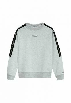 Calvin Klein Jeans RECYCLED LOGO TAPE - Sweatshirt - Light Grey Heather -Calvin Klein Elegant Magasin b9f23adedebc4c7183ccbd221a5419bf