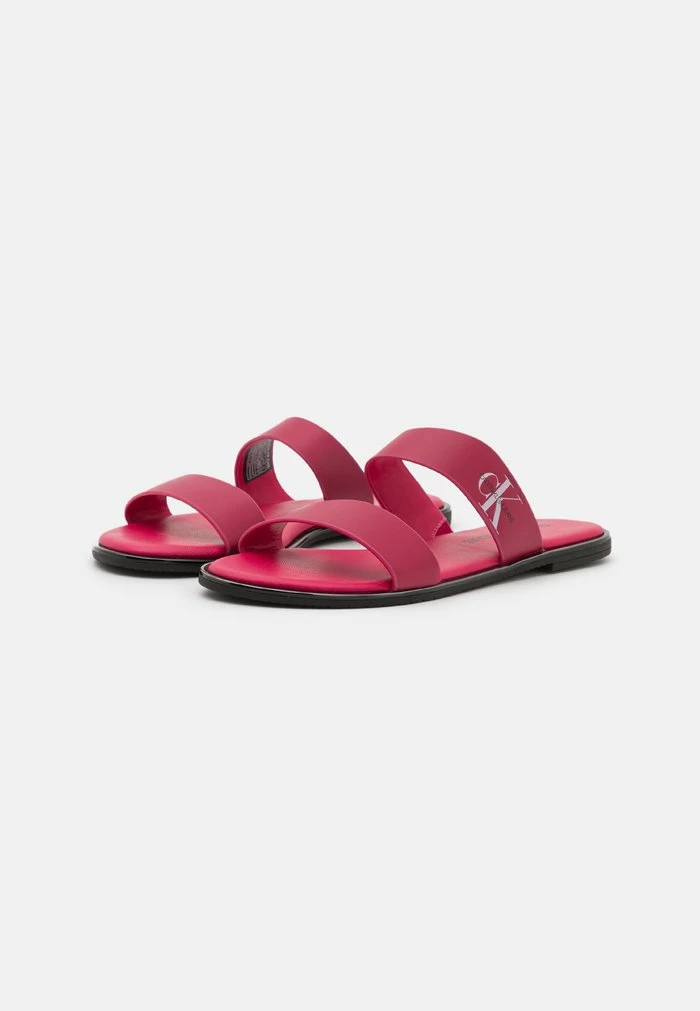 Calvin Klein Jeans FLAT TWO STRAPS - Mules - Cerise 3 Calvin Klein Jeans FLAT TWO STRAPS - Mules - Cerise – Image 3