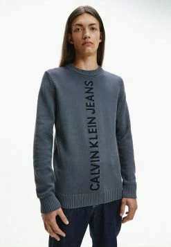 Calvin Klein Jeans Pullover - Gray Pinstripe
