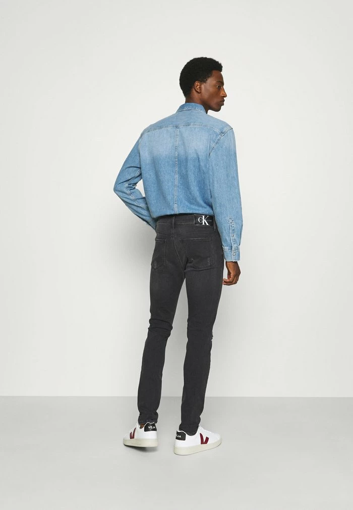 Calvin Klein Jeans SUPER SKINNY - Jeans Skinny - Denim Black 3 Calvin Klein Jeans SUPER SKINNY - Jeans Skinny - Denim Black – Image 3