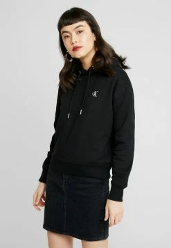 Calvin Klein Jeans EMBROIDERY HOODIE - Sweat à Capuche - Black