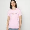 Calvin Klein Jeans SLIM LOGO TEE UNISEX - T-shirt Imprimé - Sweet Lilac