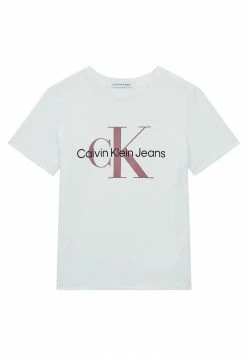 Calvin Klein Jeans MONOGRAM - T-shirt Imprimé - White Dusky Orchid -Calvin Klein Elegant Magasin bbc241e7eb38423b819de6626afaeb33