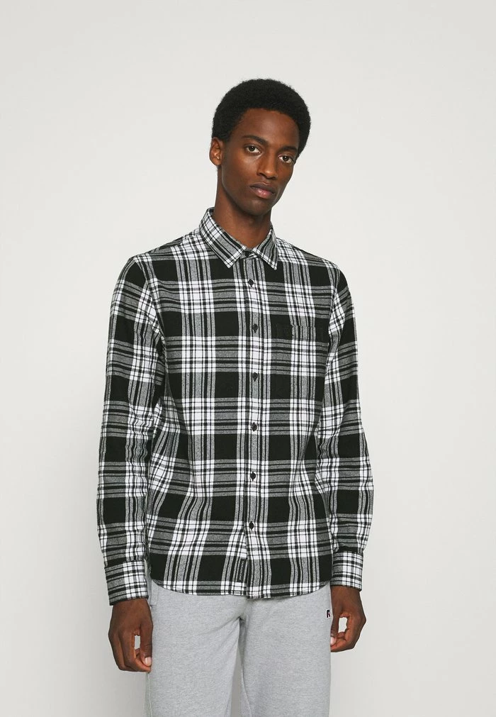 Calvin Klein Jeans CHECK REGULAR - Chemise - Black/bright White 1 Calvin Klein Jeans CHECK REGULAR - Chemise - Black/bright White