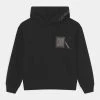 Calvin Klein Jeans MONOGRAM BLOCK LOGO HOODIE - Sweatshirt - Black