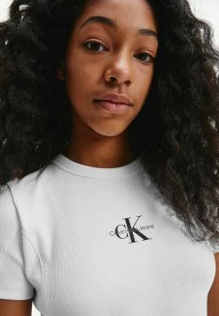 Calvin Klein Jeans T-shirt Imprimé - Bright White -Calvin Klein Elegant Magasin bd0186bbdc1a44ebbbe1a2e35fe657d5