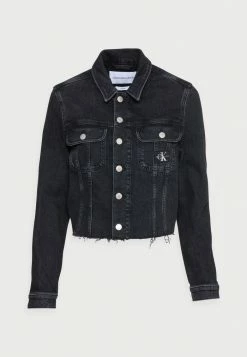 Calvin Klein Jeans CROPPED 90S JACKET - Veste En Jean - Black 9 Calvin Klein Jeans CROPPED 90S JACKET - Veste En Jean - Black -Calvin Klein Elegant Magasin bda4dbb7a8d14ffe940e9f791d44f1f7