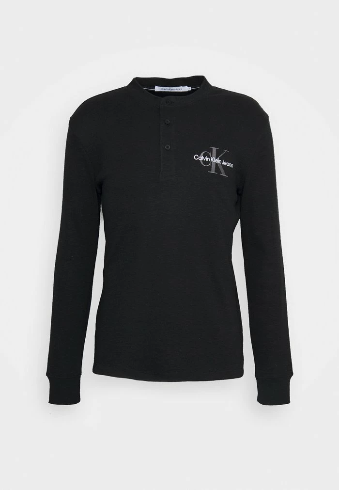 Calvin Klein Jeans SLUB TEE - T-shirt à Manches Longues - Black 5 Calvin Klein Jeans SLUB TEE - T-shirt à Manches Longues - Black â Image 5