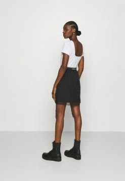 Calvin Klein Jeans LOGO WAISTBAND DRESS - Robe En Jersey - Bright White -Calvin Klein Elegant Magasin bdda770cc9da46afb44373f0b4273b16