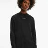 Calvin Klein Jeans MICRO BRANDING - T-shirt à Manches Longues - Ck Black