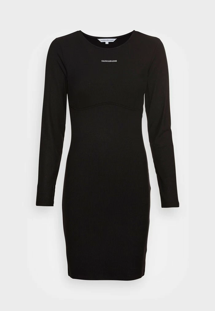 Calvin Klein Jeans UNDERWIRE DRESS - Robe De Jour - Black 4 Calvin Klein Jeans UNDERWIRE DRESS - Robe De Jour - Black – Image 4
