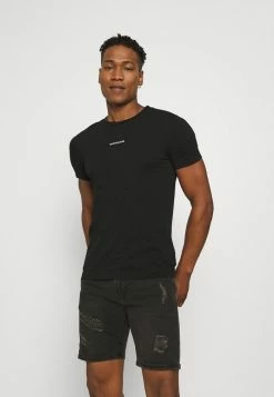 Calvin Klein Jeans MICRO BRANDING ESSENTIAL TEE - T-shirt Basique - Black
