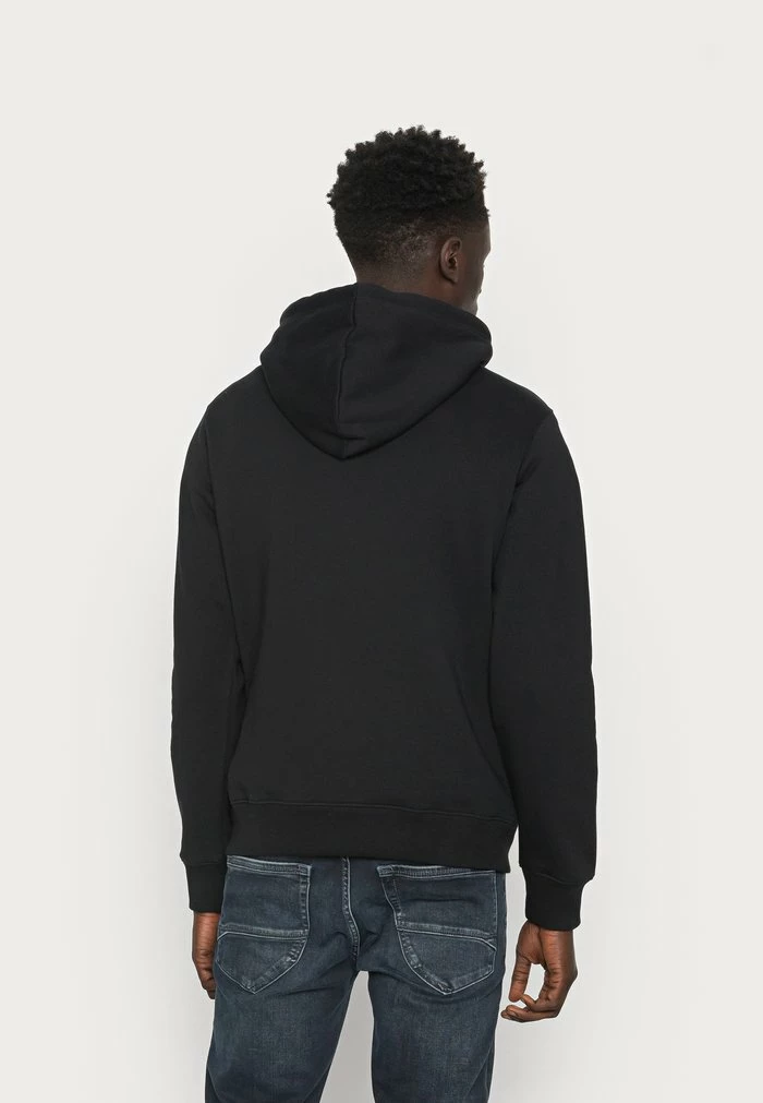 Calvin Klein Jeans CORE MONOGRAM HOODIE - Sweatshirt - Black 3 Calvin Klein Jeans CORE MONOGRAM HOODIE - Sweatshirt - Black – Image 3