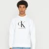 Calvin Klein Jeans SPLICED CENTER CHEST - Sweatshirt - Bright White