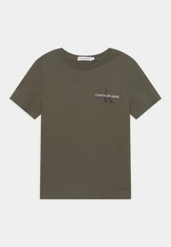 Calvin Klein Jeans CHEST MONOGRAM UNISEX - T-shirt Imprimé - Grape Leaf